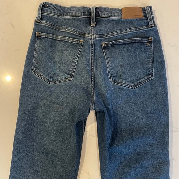 J. Crew Madewell The Perfect Vintage Jean Hi Rise Med Wash Cotton Blend Sz 27 - Picture 7 of 14